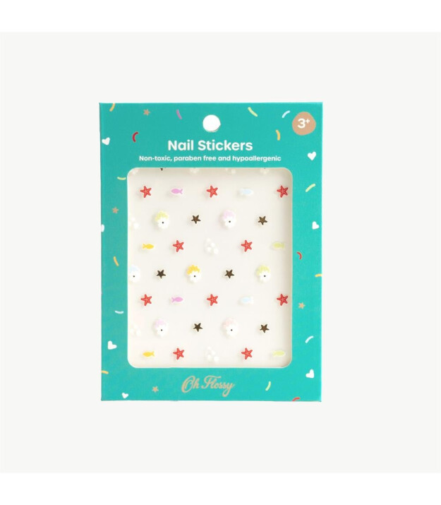 Oh Flossy Çocuk Doğal Tırnak Sticker/ Under The Sea