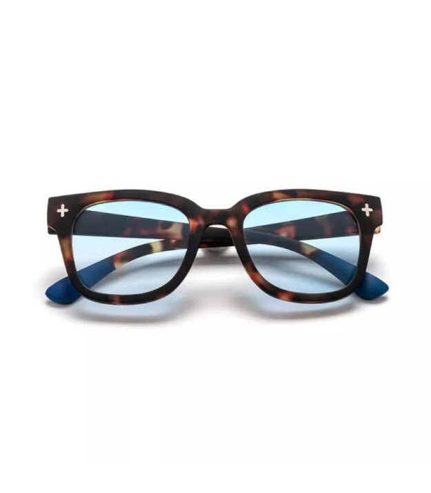 Okkia Giovanni G&uuml;neş G&ouml;zl&uuml;ğ&uuml; // Classic Havana Blue (Blue Lenses)