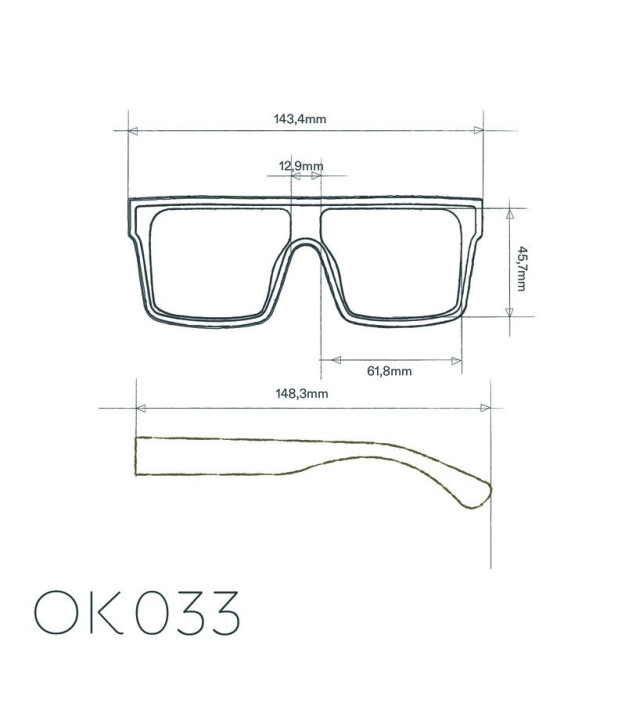 Okkia Tokyo G&uuml;neş G&ouml;zl&uuml;ğ&uuml; // Black - Turuncu