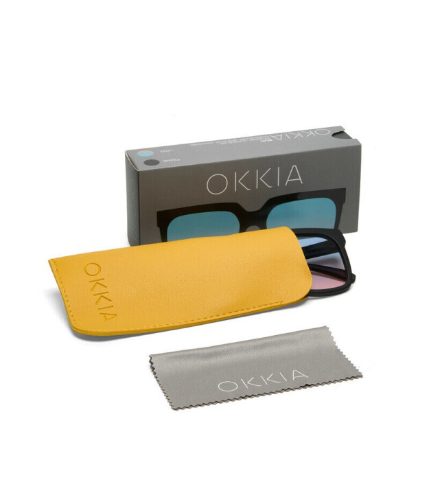 Okkia Roma G&uuml;neş G&ouml;zl&uuml;ğ&uuml; // Blue - Pink Gradient