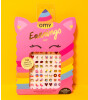 OMY Earrings Yapışkanlı Küpe Seti // Lily