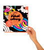 OMY Velvet Coloring Kadife Boya Kartları // Kawaii