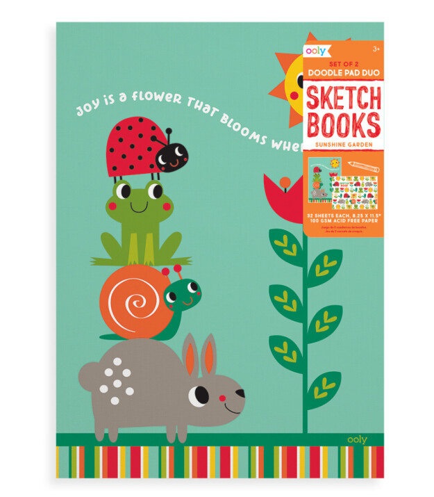 Ooly Doodle Pad Resim Defteri // Sunshine Garden (2 Adet)