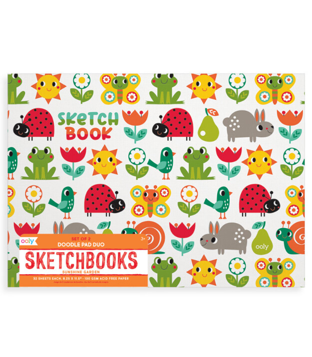 Ooly Doodle Pad Resim Defteri // Sunshine Garden (2 Adet)