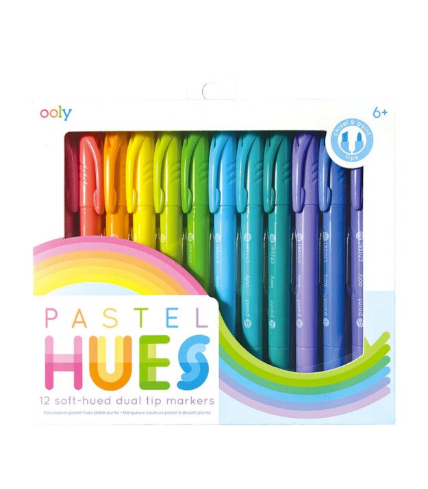 Ooly Pastel Hues Çift Uçlu Keçeli Kalem (12 Adet)
