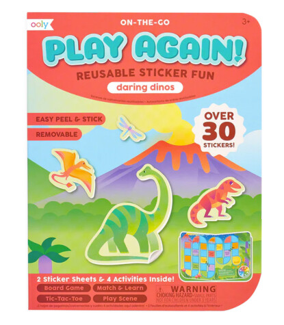 Ooly Play Again Mini On The Go Taşınabilir Aktivite Kiti // Daring Dinos