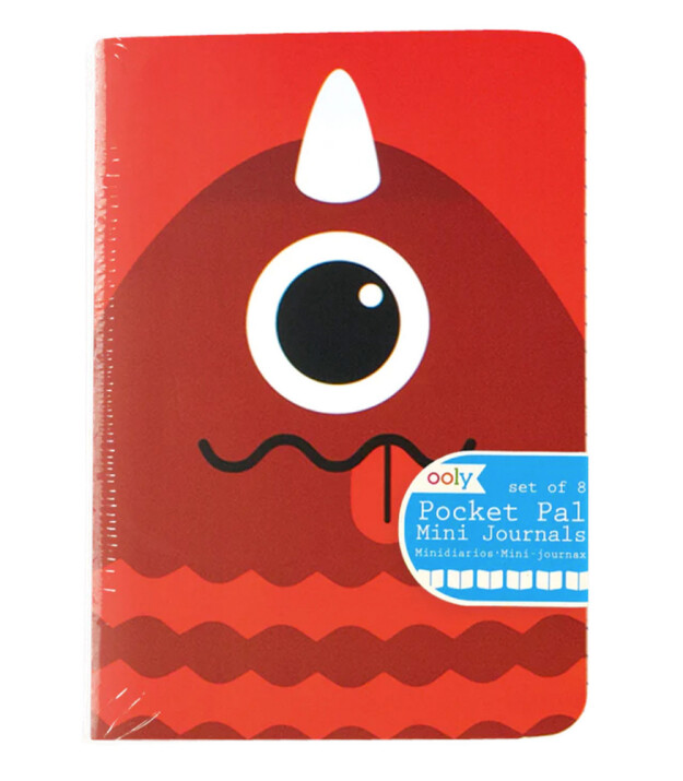 Ooly Pocket Pal Mini Defter Seti // Monsters (8 Adet)