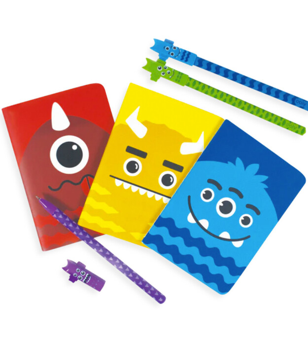 Ooly Pocket Pal Mini Defter Seti // Monsters (8 Adet)