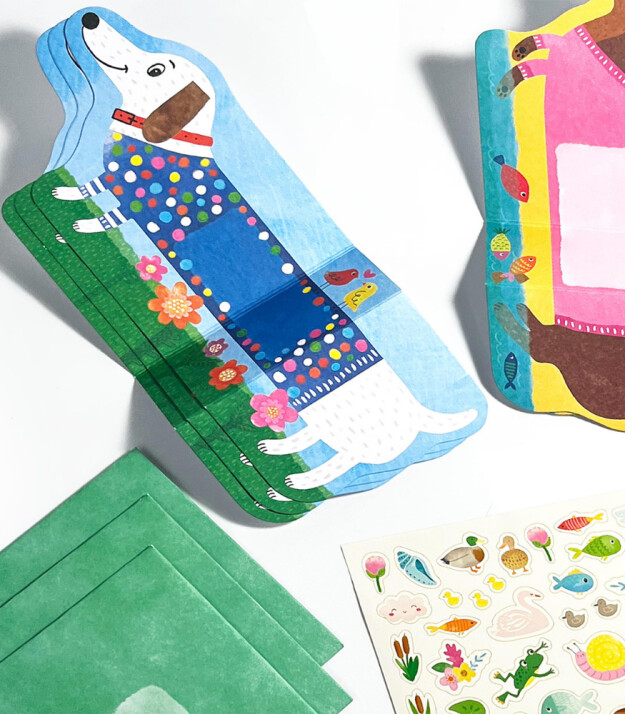 Ooly Tiny Tadas Not Kartları ve Sticker Seti // Playful Pups