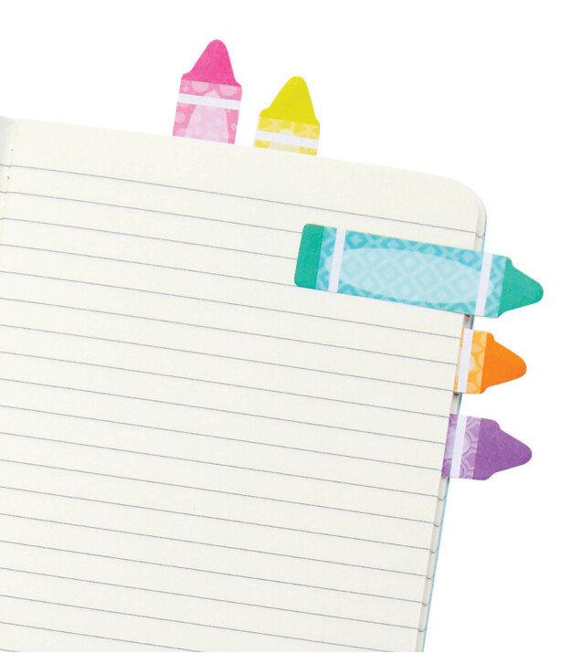 Ooly Note Pals Yapışkanlı Etiket Seti // Rainbow Crayons