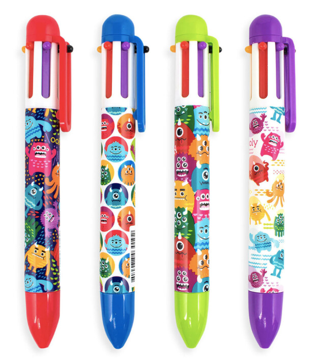 Ooly 6 Renkli T&uuml;kenmez Kalem // Monster (Mor)