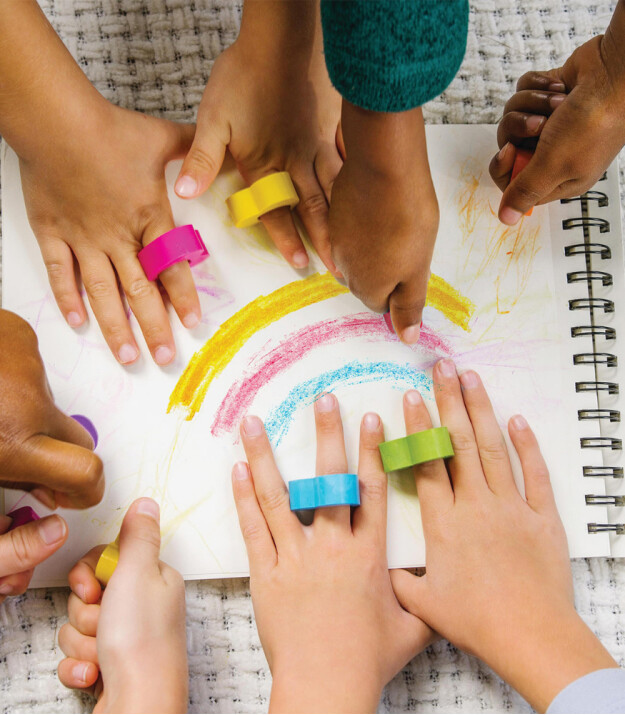 Ooly Heart Ring Mum Boya (6 Adet)