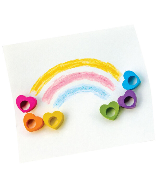 Ooly Heart Ring Mum Boya (6 Adet)