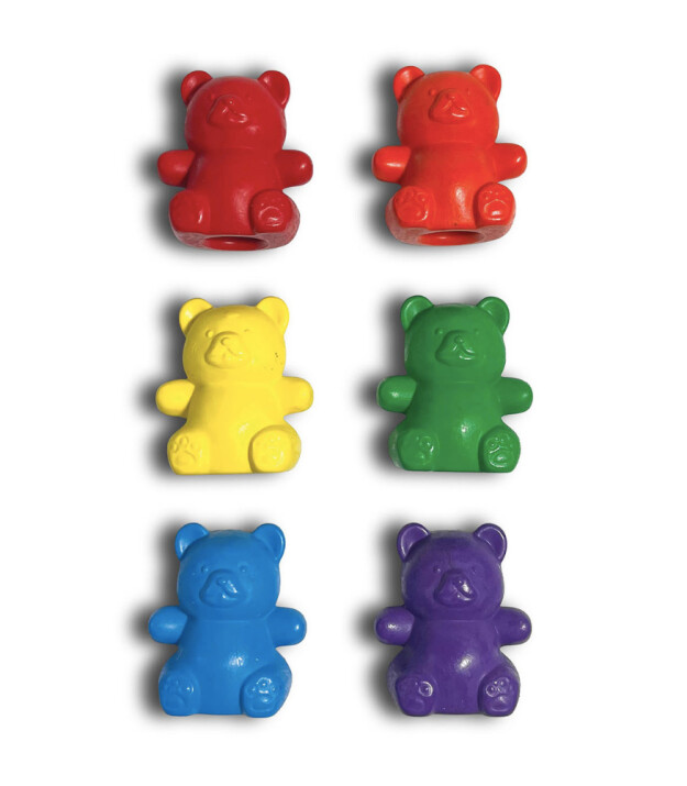 Ooly Cuddly Cubs Bear Giyilebilir Mum Boya (6 Adet)