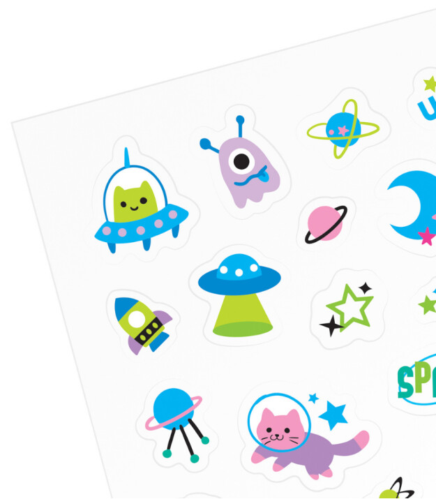 Ooly Stickiville &Ccedil;ıkartmalar // Space Buddies