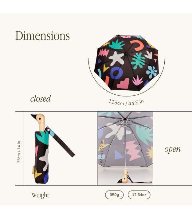 Original Duckhead Duck Kompakt Şemsiye // Palma