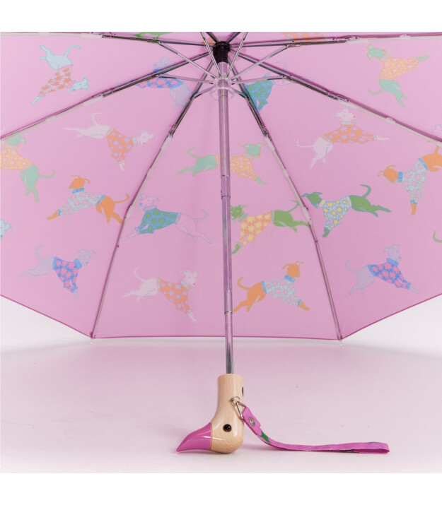 Original Duckhead Original Duckhead Duck Kompakt Şemsiye Dogs in Pink