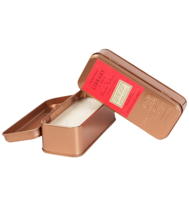 Paddywax Library Metal Kutu Mum // Charles Dıckens 56 gr - 2 Fitil