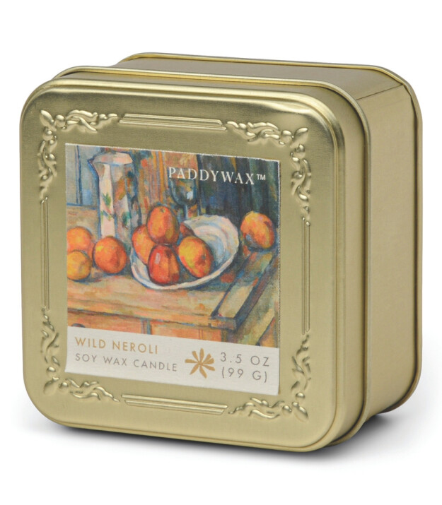 Paddywax Impressionist Metal Teneke Mum // Degas Cezanne - Still Life with Milk Jug & Fruit