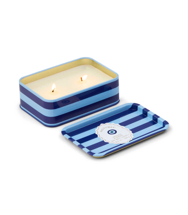 Paddywax Adopo Metal Kutulu Mum (G&ouml;z)// Incense - Smoke