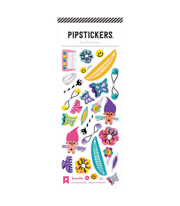 Pipsticks Sticker Set // Hair Play by Tonia Dee