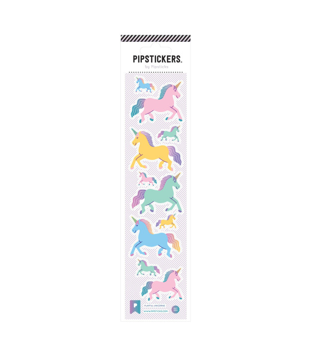 Pipsticks Sticker Set // Playful Unicorns