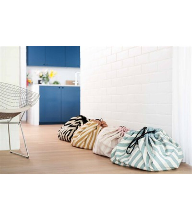 Play & Go Çanta ve Yer Matı // Stripes Pink