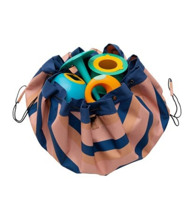Play & Go Outdoor Çanta ve Yer Matı // Mokka Stripes