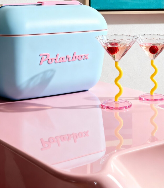 Polarbox Cooler Soğutucu &Ccedil;anta Pop Edition (20L) // Celeste - Rosa Baby