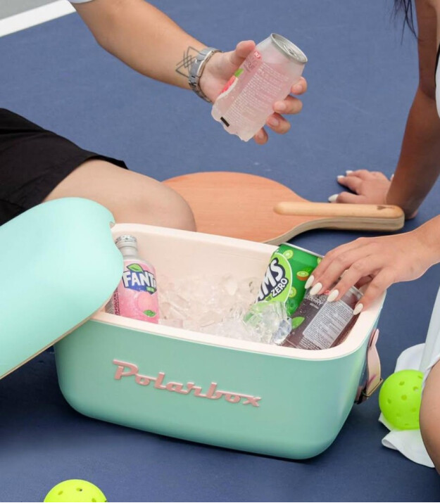 Polarbox Cooler Soğutucu &Ccedil;anta Classic (20L) // Verde Agua - Rosa Baby