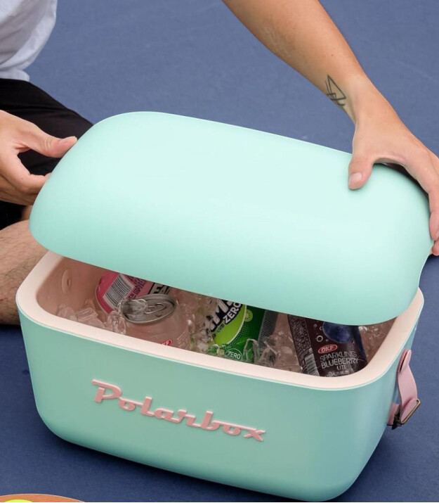 Polarbox Cooler Soğutucu &Ccedil;anta Classic (12L) // Verde Agua - Rosa Baby