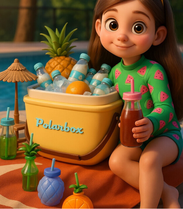 Polarbox Cooler Soğutucu &Ccedil;anta Classic (20L) // Amarillo - Verde Agua