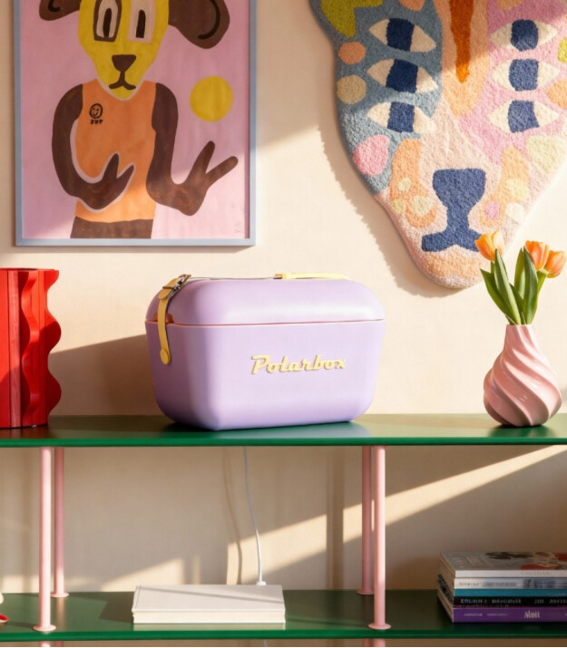 Polarbox Cooler Soğutucu &Ccedil;anta Pop Edition (20L) // Lilac - Yellow