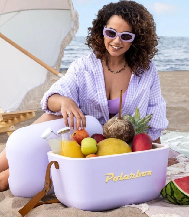 Polarbox Cooler Soğutucu &Ccedil;anta Pop Edition (20L) // Lilac - Yellow