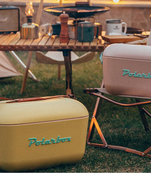 Polarbox Cooler Soğutucu &Ccedil;anta Pop Edition (12L) // Nude - Cyan