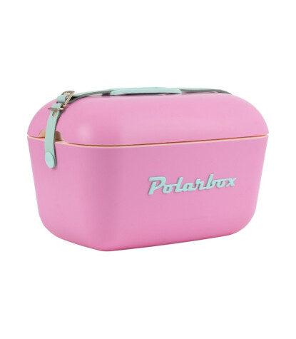 Polarbox Cooler Soğutucu Çanta Pop Edition (12L) // Bubblegum Pink - Cyan