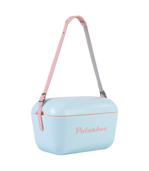 Polarbox Cooler Soğutucu &Ccedil;anta Pop Edition (12L) // Celeste - Rosa Baby