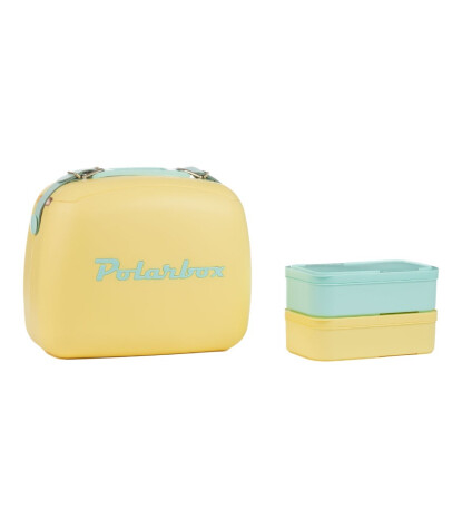 Polarbox CoolerBag Soğutucu Çanta Pop Edition (6L) // Amarillo - Verde Agua