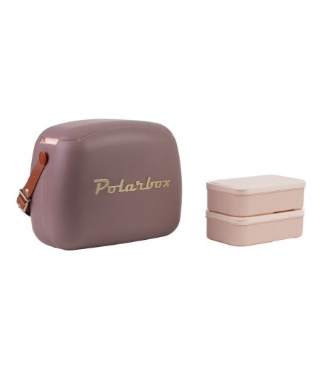 Polarbox CoolerBag Soğutucu &Ccedil;anta Classic (6L) // Mauve - Gold