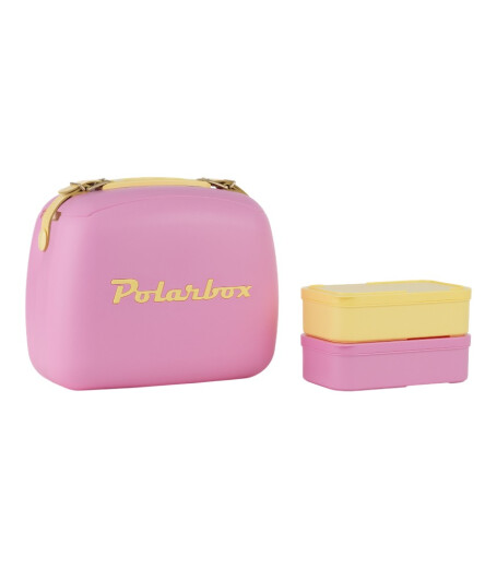 Polarbox CoolerBag Soğutucu &Ccedil;anta Pop Edition (6L) // Bubblegum Pink - Yellow