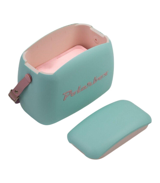 Polarbox CoolerBag Soğutucu &Ccedil;anta Pop Edition (6L) // Verde Agua - Rosa Baby