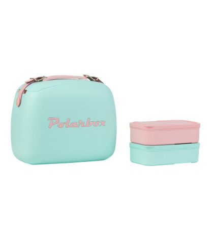 Polarbox CoolerBag Soğutucu Çanta Pop Edition (6L) // Verde Agua - Rosa Baby