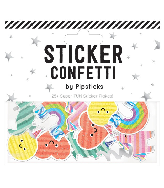 Pipsticks Confetti Sticker // Pinata Party