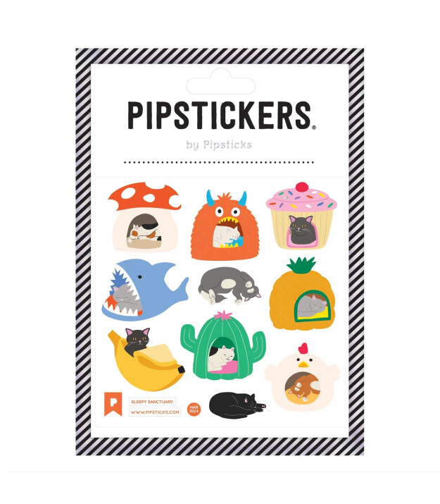 Pipsticks Sticker // Sleepy Sanctuary
