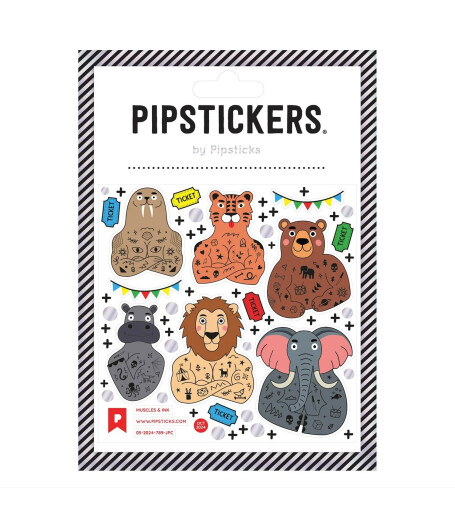Pipsticks Sticker // Muscles - Ink