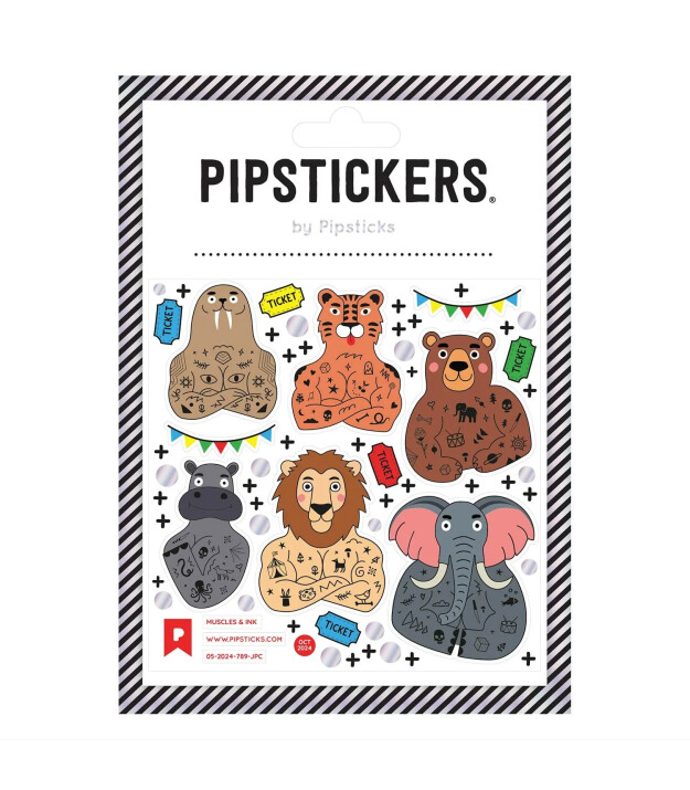 Pipsticks Sticker // Muscles - Ink