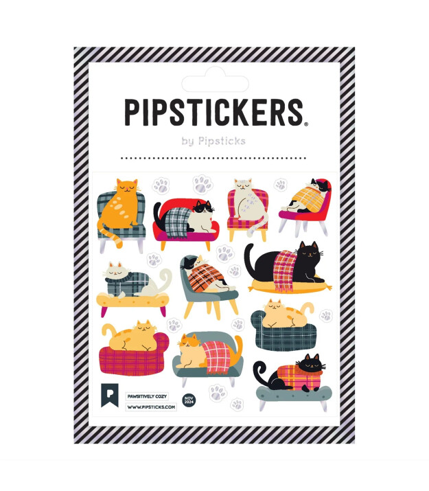 Pipsticks Sticker // Pawsitively Cozy