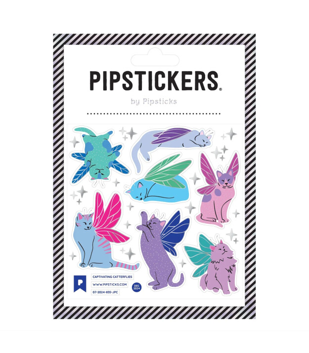 Pipsticks Sticker // Captivating Catterflies