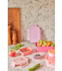 Rice Plastik Lunchbox - Pembe Ve A&ccedil;ık Kırmızı