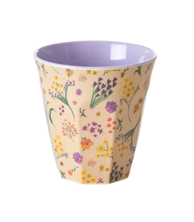Rice Melamin Bardak - Medium // Wild Flower